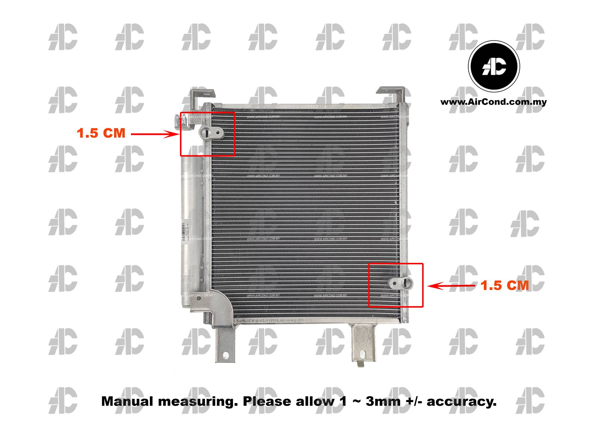 CONDENSER PERODUA KENARI / KENARI (DENSO) 5MM