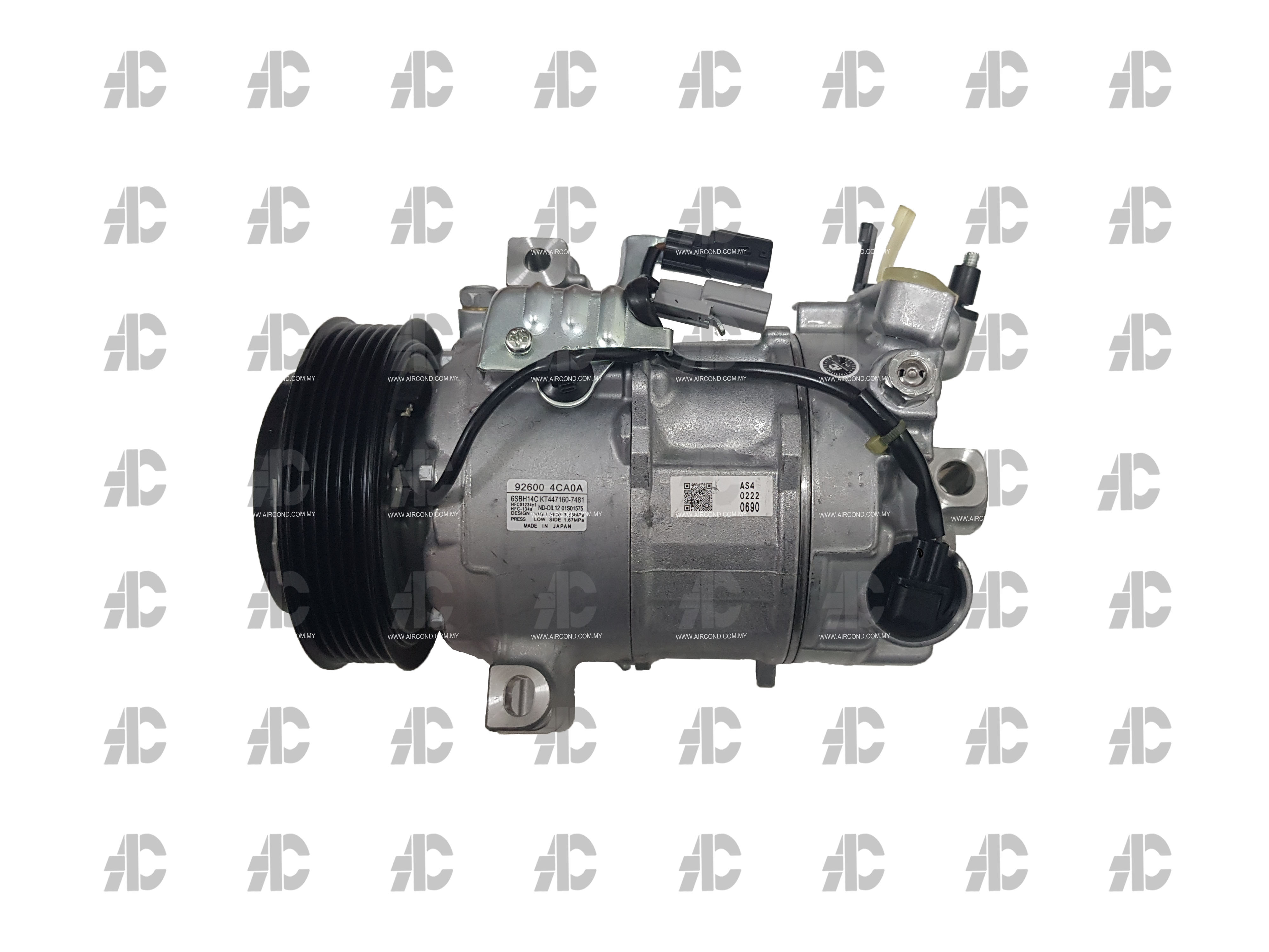 COMPRESSOR NISSAN X-TRAIL YEAR 2016 6PK 2.0 (DENSO) - DENSO