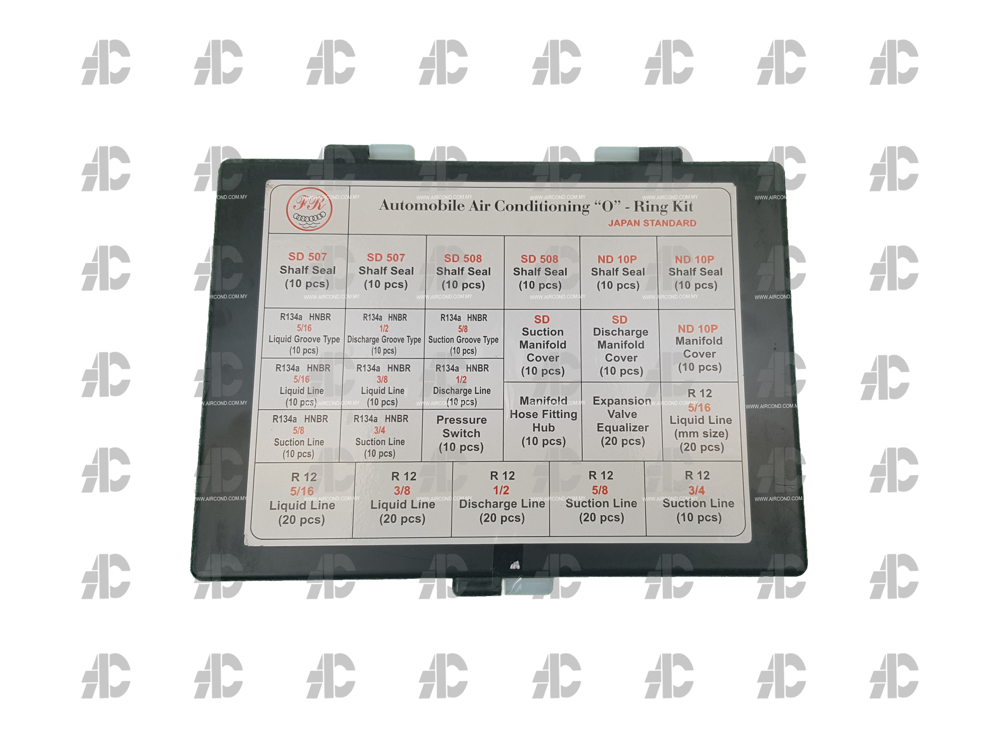 AUTOMOBILE AIR CONDITIONING "O" RING KIT - JAPAN STANDARD