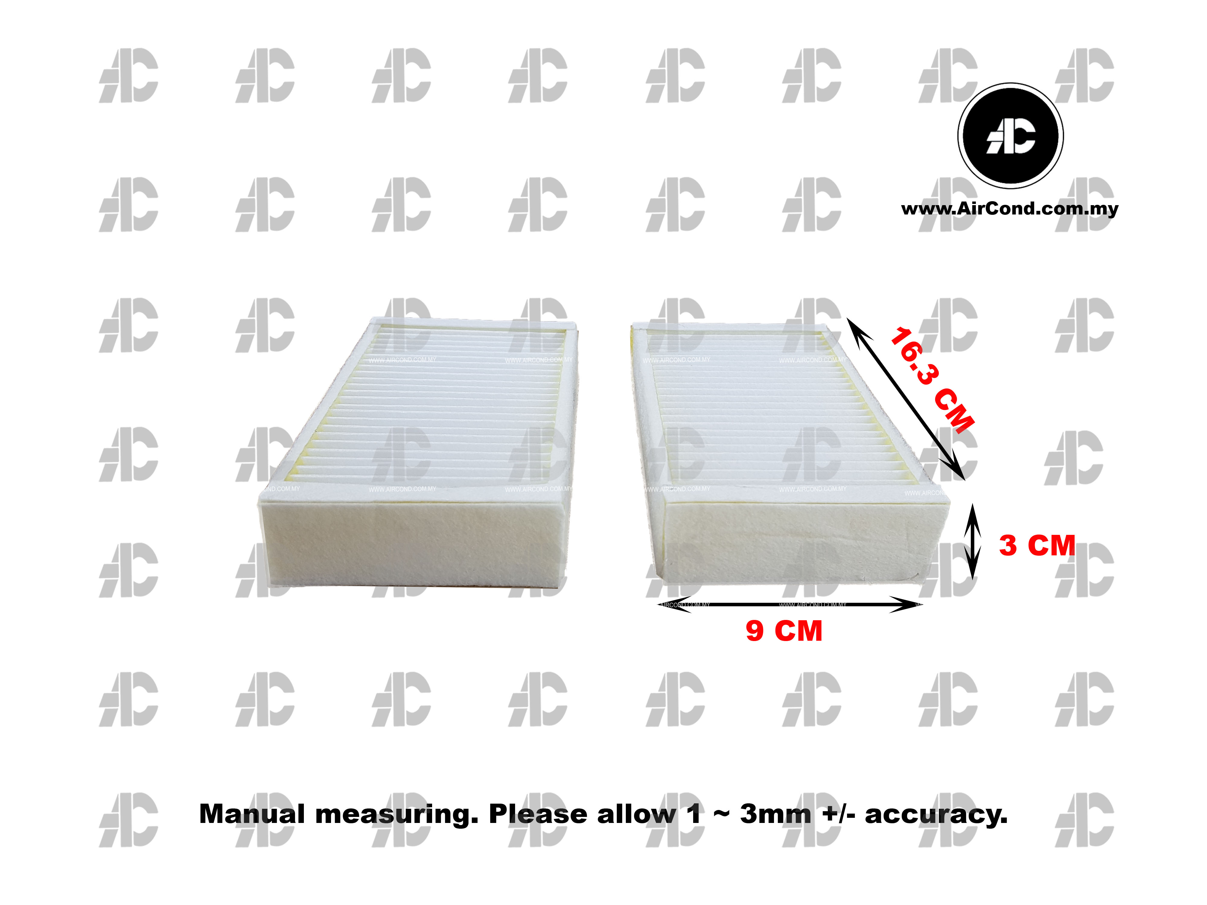 CABIN AIR FILTER BMW X3 F25 (REAR)