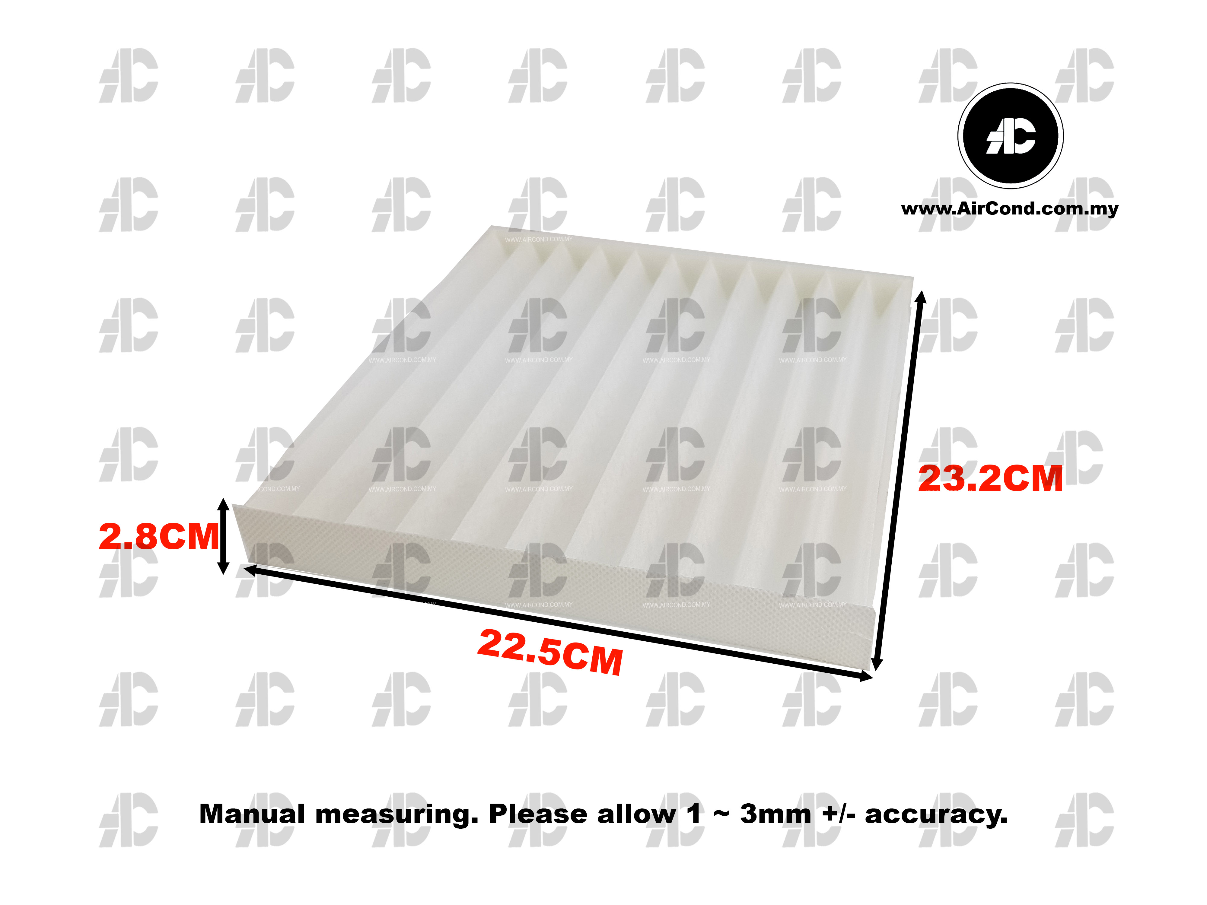 CABIN AIR FILTER HONDA ACCORD Year 2016