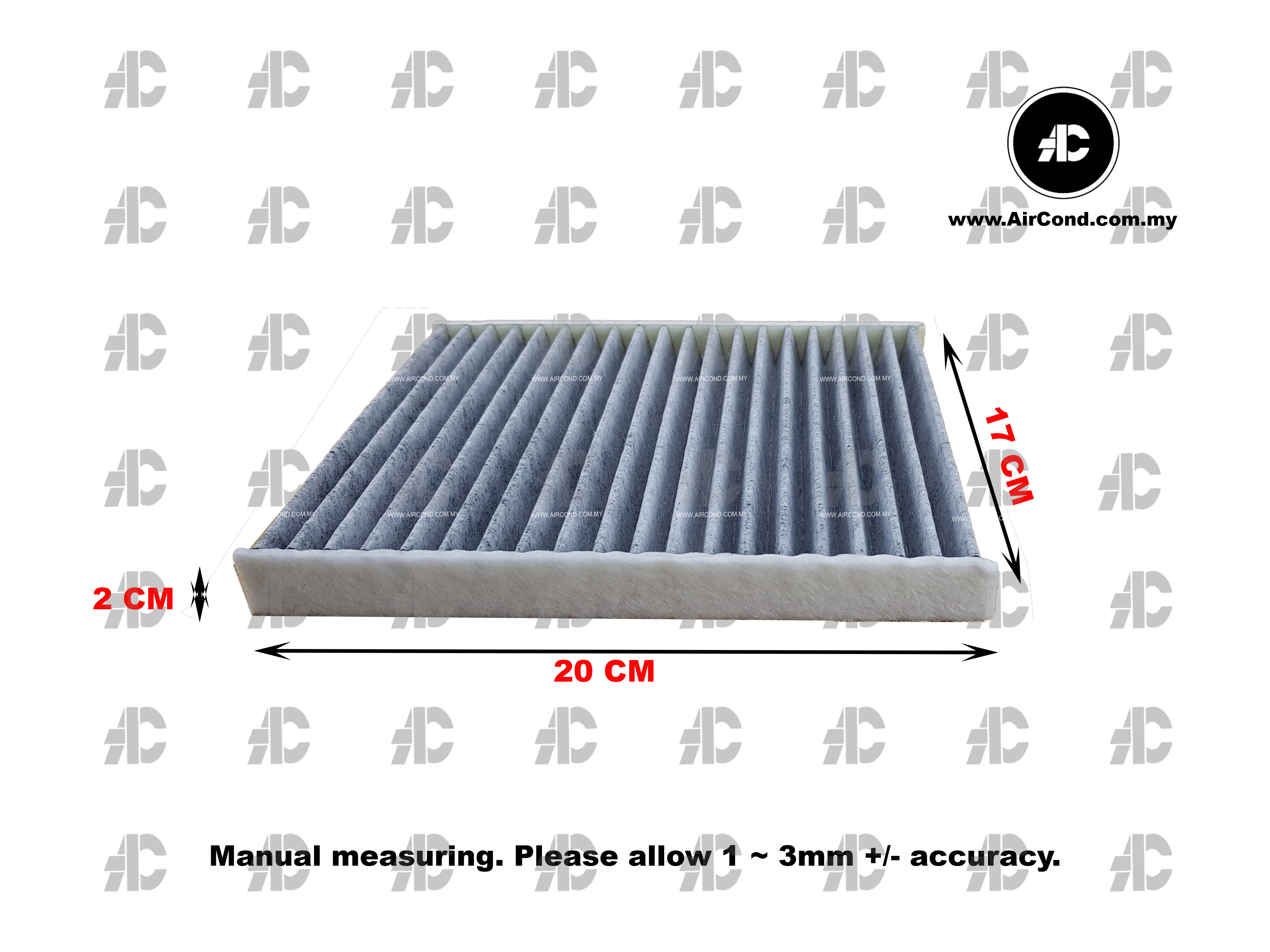 CABIN AIR FILTER (REAR) BMW X5 E70 / X6 CARBON